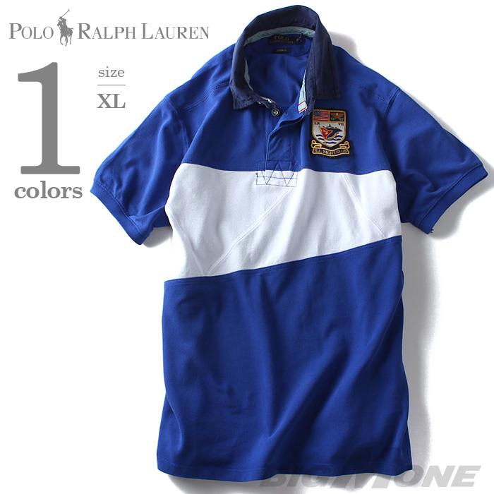 大きいサイズ メンズ POLO RALPH LAUREN ポロ ラルフローレン ワッペン付 半袖 鹿の子 ポロシャツ USA 直輸入 40437001