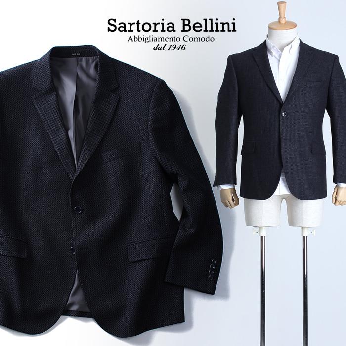 大きいサイズ メンズ SARTORIA BELLINI ウール混 2ツ釦 ジャケット azjk-1626