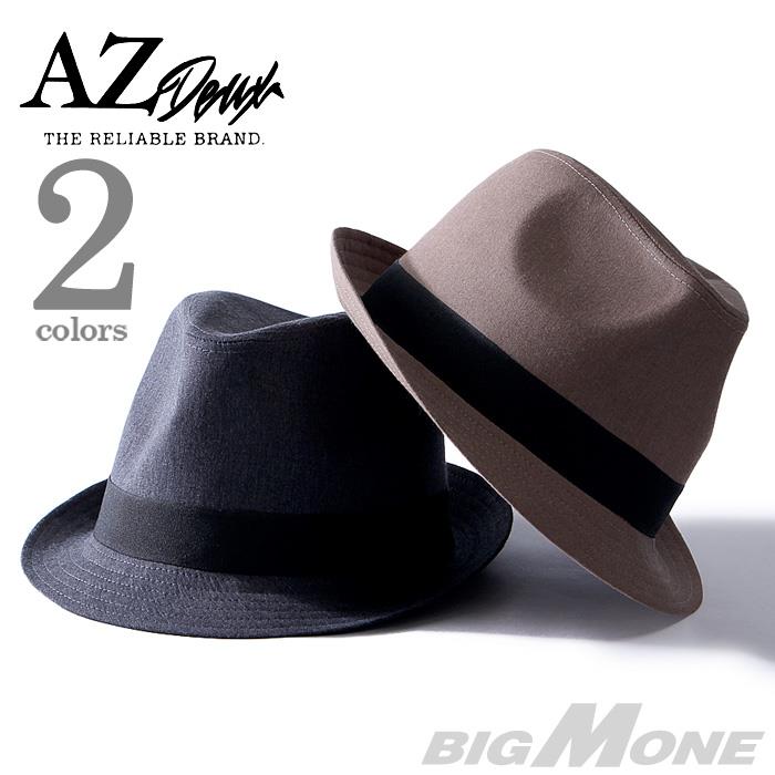 大きいサイズ メンズ AZ DEUX ベーシック中折れハット 帽子 714-179001