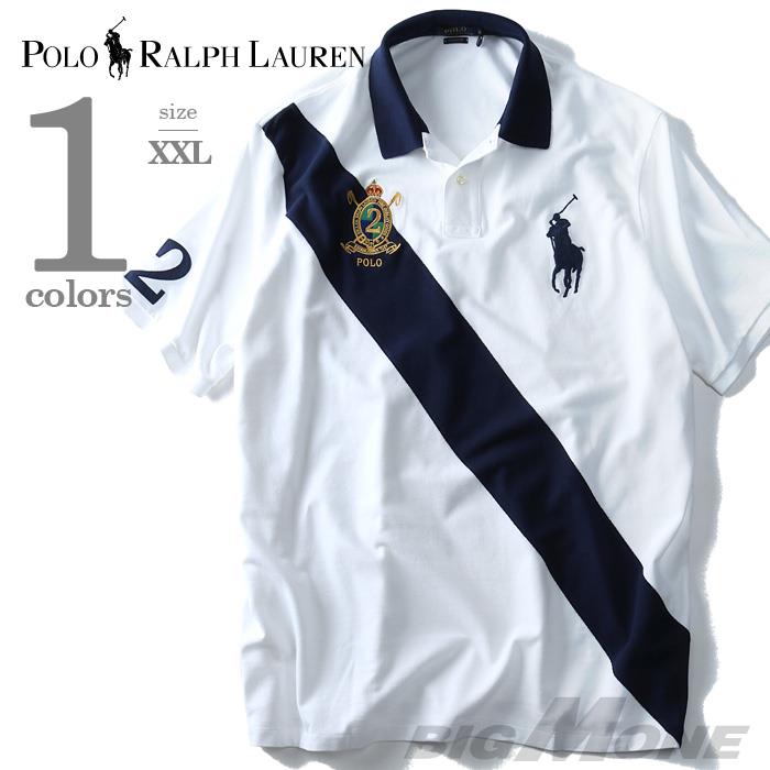 大きいサイズ メンズ POLO RALPH LAUREN  半袖ビッグポニー鹿の子ポロシャツ CLASSIC FIT  USA直輸入 710-660725-00