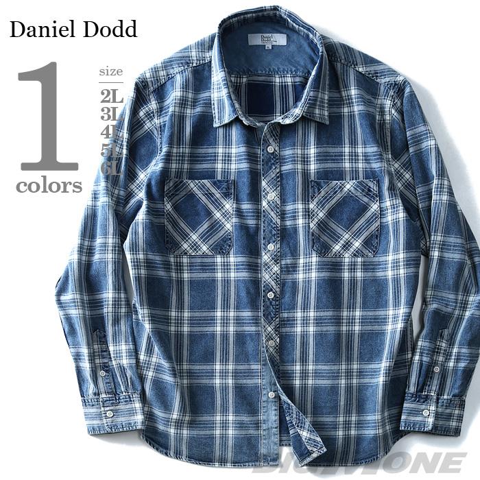 DANIEL DODD 長袖ハードウォッシュチェックシャツ azsh-170409