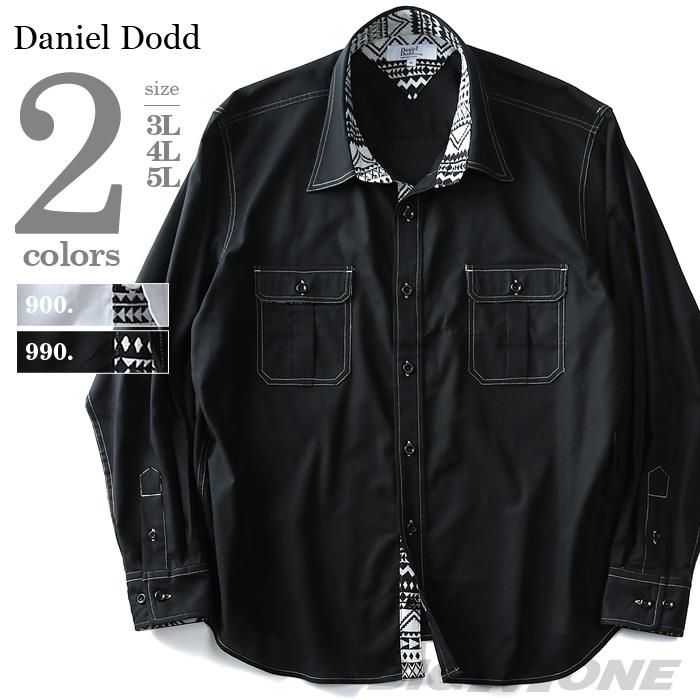 DANIEL DODD 長袖ダンガリーバンダナ柄シャツ 285-170401
