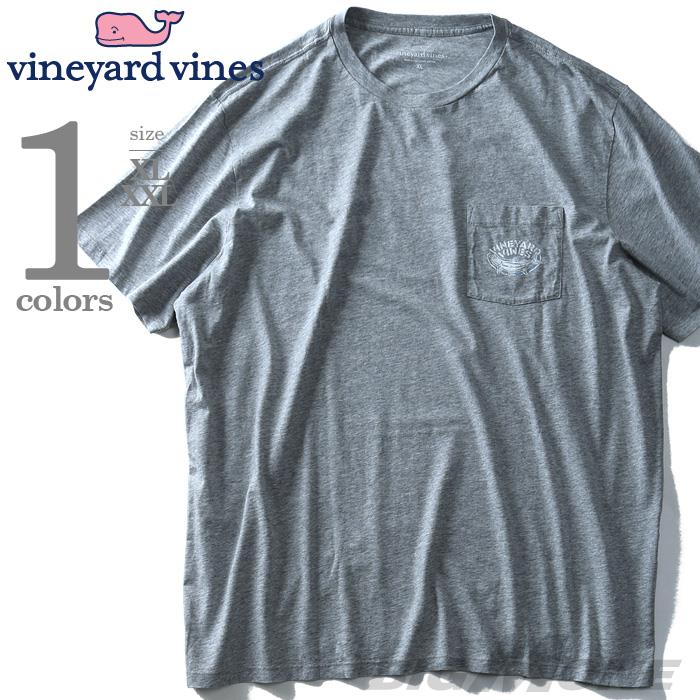 大きいサイズ メンズ Vineyard Vines  ポケット付き半袖プリントTシャツ USA直輸入 1v6066