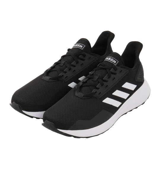 大きいサイズ メンズ adidas スニーカー デュラモ9ワイドM シューズ 靴 コアブラック 1140-8320-1 30 31 32