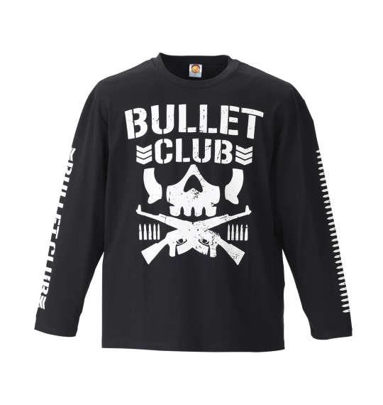 大きいサイズ メンズ 新日本プロレス BULLET CLUB長袖Tシャツ  ブラック 1178-8370-1 3L 4L 5L 6L 8L 