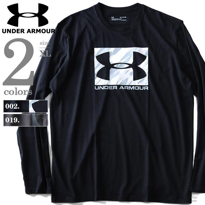 大きいサイズ メンズ UNDER ARMOUR アンダーアーマー 長袖 Ｔシャツ ロンＴ スポーツ プリント ロングTシャツ スポーツウェア USA 直輸入 1318584