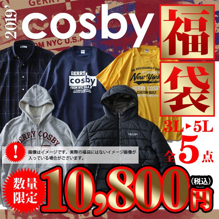 先行予約販売 大きいサイズ メンズ 3L 4L 5L cosby 2019年 福袋  数量限定 8560-7411