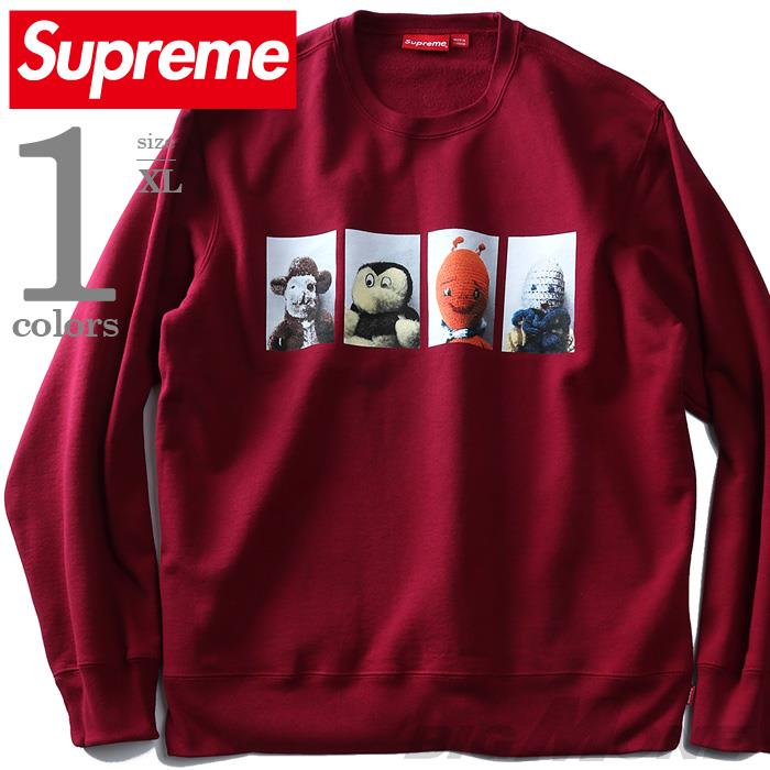 Supreme/シュプリーム★USED/美品★長袖クルーネックトレーナー★L★