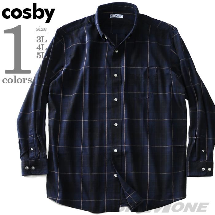 大きいサイズ メンズ cosby コスビー チェック シャツ 2019fk-bara f19-016