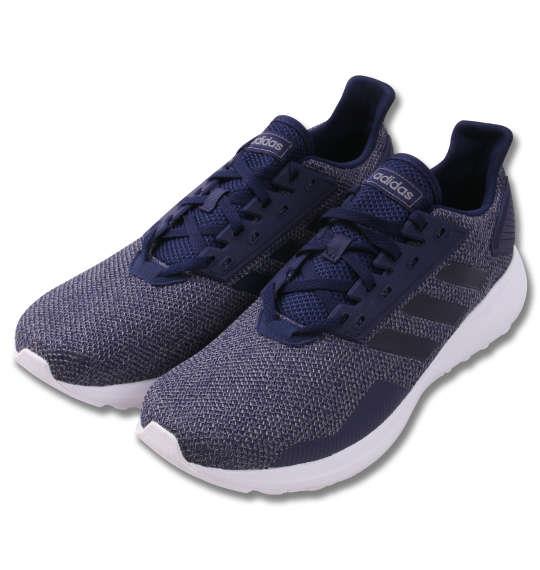 大きいサイズ メンズ adidas スニーカー デュラモ9M ダークブルー 1140-9204-1 30 31 32