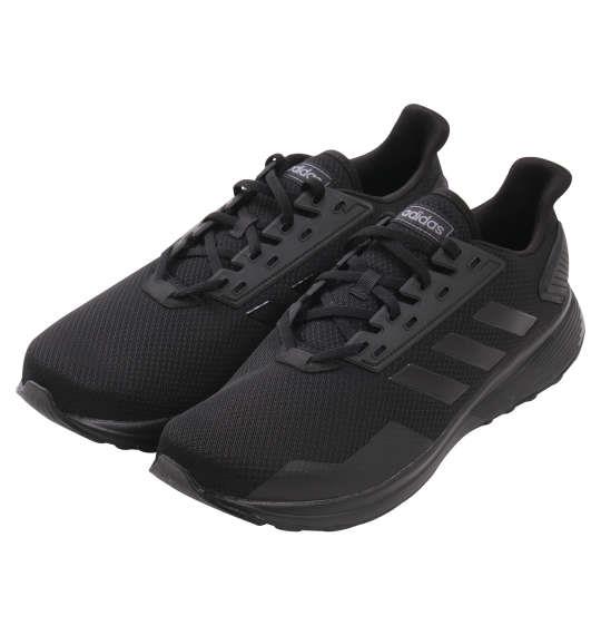 大きいサイズ メンズ adidas スニーカー デュラモ9ワイドM コアブラック 1140-9205-2 30 31 32