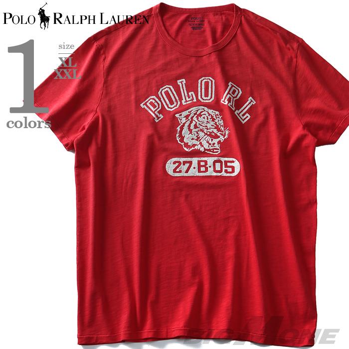 大きいサイズ メンズ POLO RALPH LAUREN ポロ ラルフローレン プリント 半袖 Tシャツ USA直輸入 710742026001