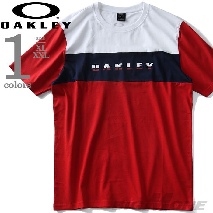 大きいサイズ メンズ OAKLEY オークリー 半袖 切替 Tシャツ USA直輸入 oky457644ovt