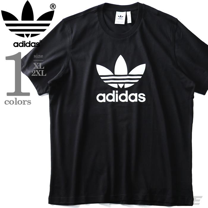 大きいサイズ メンズ ADIDAS アディダス ロゴ プリント 半袖 Tシャツ USA直輸入 cw0709