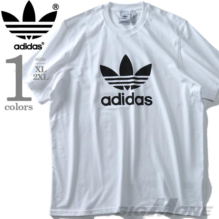 大きいサイズ メンズ ADIDAS アディダス ロゴ プリント 半袖 Tシャツ USA直輸入 cw0710