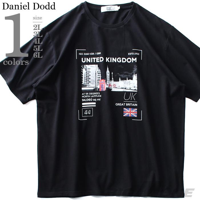 大きいサイズ メンズ DANIEL DODD ベア天 プリント 半袖 Tシャツ UNITED KINGDOM 春夏新作 azt-1902154