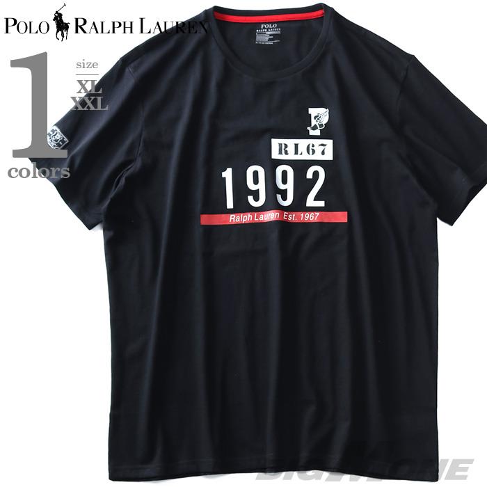 大きいサイズ メンズ POLO RALPH LAUREN ポロ ラルフローレン プリント 半袖 Tシャツ USA直輸入 710737936