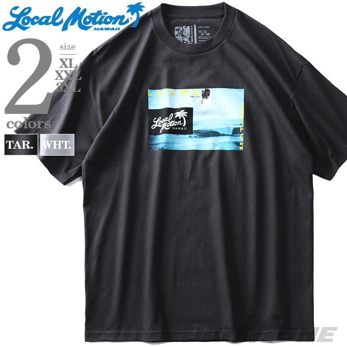 大きいサイズ メンズ LOCAL MOTION ローカルモーション 半袖 プリント Tシャツ USA直輸入 smt16319