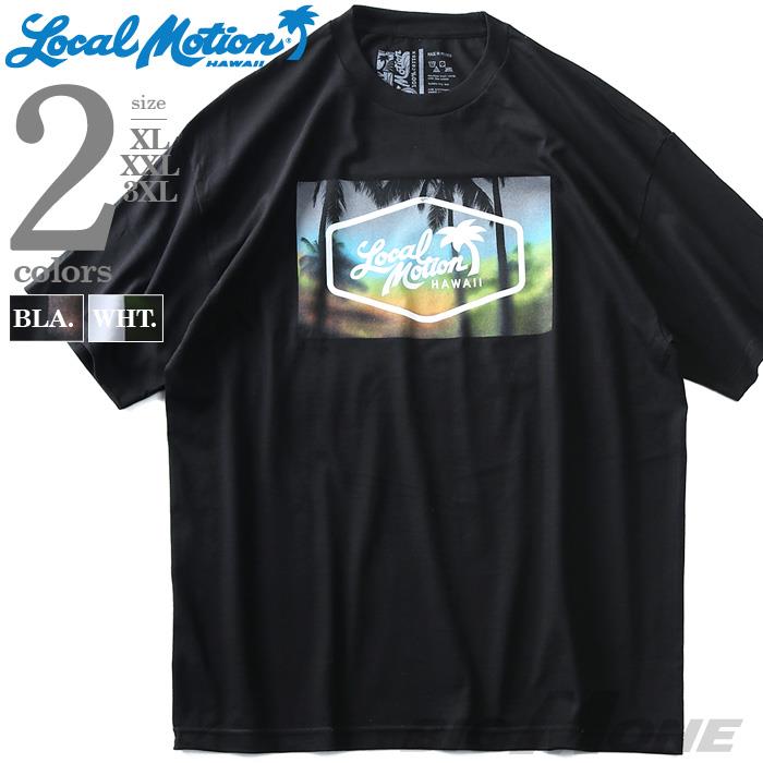 大きいサイズ メンズ LOCAL MOTION ローカルモーション 半袖 プリント Tシャツ USA直輸入 smt16320