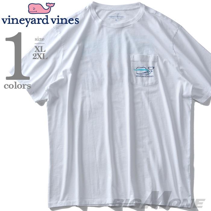 大きいサイズ メンズ Vineyard Vines ヴィニヤードヴァインズ ポケット付 半袖プリント Tシャツ USA直輸入 1v6200
