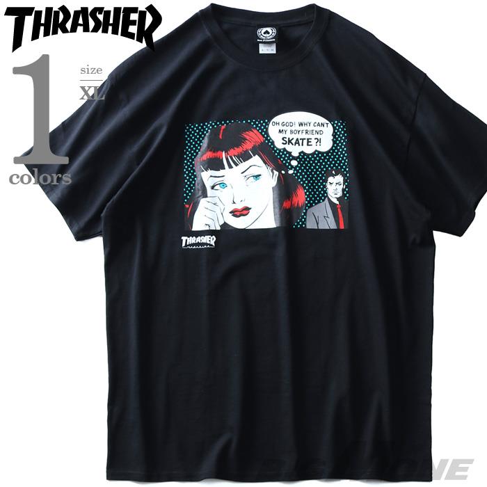 大きいサイズ メンズ THRASHER スラッシャー プリント 半袖 Tシャツ USA直輸入 311192