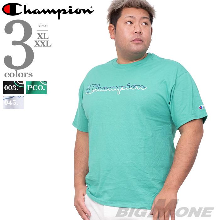 ブランドセール 大きいサイズ メンズ Champion チャンピオン プリント 半袖 Tシャツ USA直輸入 gt23h