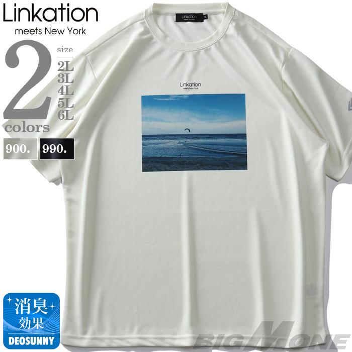 LINKATIONフォトプリント半袖Tシャツ春夏新作la-t210278