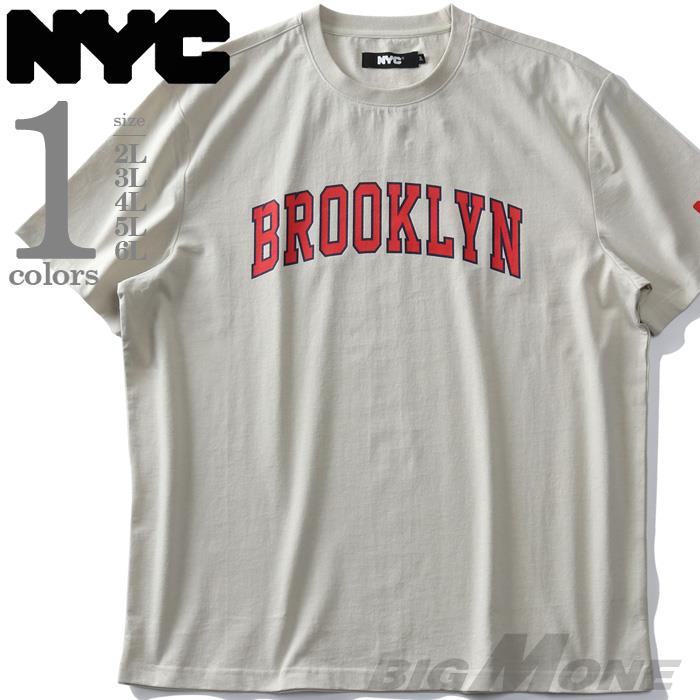 NYCヘビーウェイトプリント半袖TシャツBROOKLYN春夏新作nyc-t210287