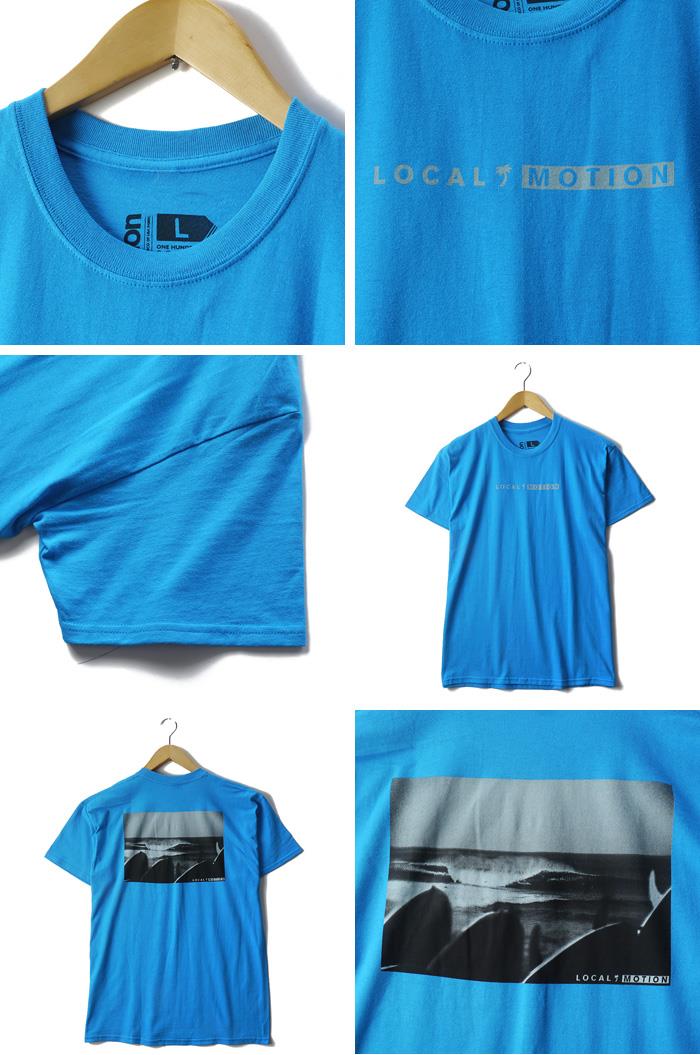 【WEB限定価格】【lo0511】大きいサイズ メンズ L XL LOCAL MOTION (ローカルモーション) プリント半袖Tシャツ USA直輸入 2013lm-07