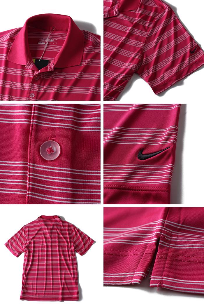 【WEB限定価格】大きいサイズ メンズ NIKE GOLF ナイキ ゴルフ 半袖 ボーダー ポロシャツ DRI-FIT USA 直輸入 XL 2XL452505