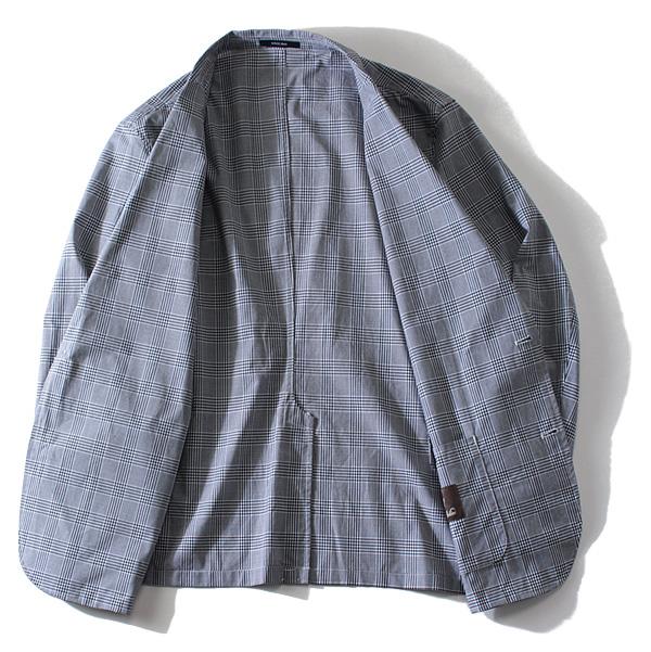 【WEB限定価格】大きいサイズ メンズ SARTORIA BELLINI コットン チェック柄 シャツジャケット azjjo-01
