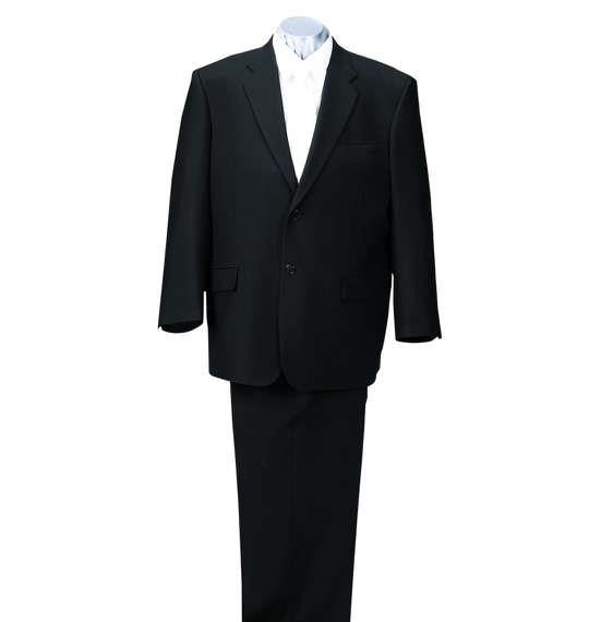 大きいサイズ メンズ 2ツ釦 礼服 フォーマル ブラックフォーマル 結婚式 葬式 法事 ブラック 1172-5300-1 3L 4L 5L 6L 7L 8L