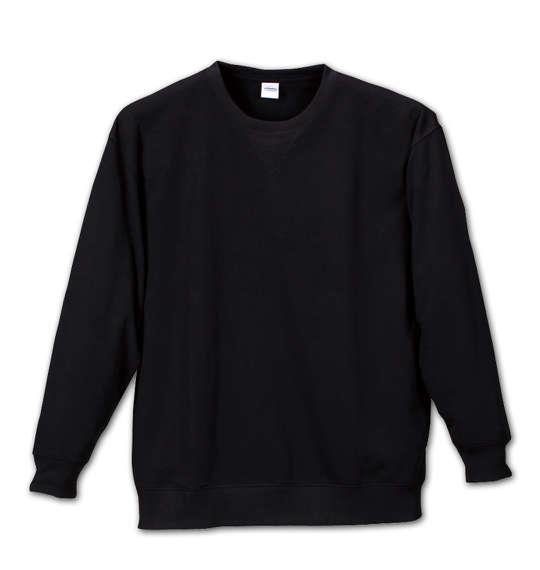 大きいサイズ メンズ OUTDOOR クルーネック 長袖 トレーナー ブラック 1158-5380-2 3L 4L 5L 6L 8L