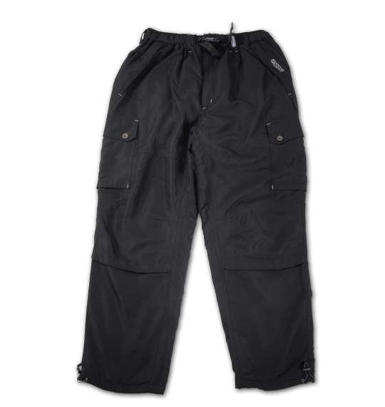 大きいサイズ メンズ OUTDOOR 裏フリースカーゴパンツ ブラック 1154-5341-2 3L 4L 5L 6L 7L 8L