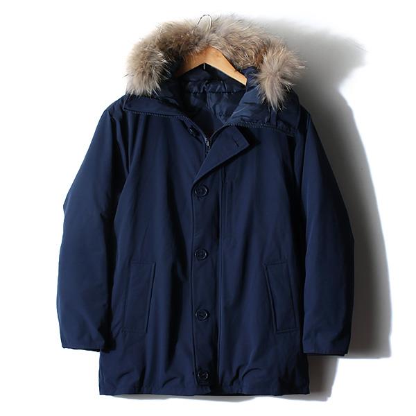 【WEB限定価格】【winter】大きいサイズ メンズ SARTORIA BELLINI リアルファー ダウンジャケット azb-1311