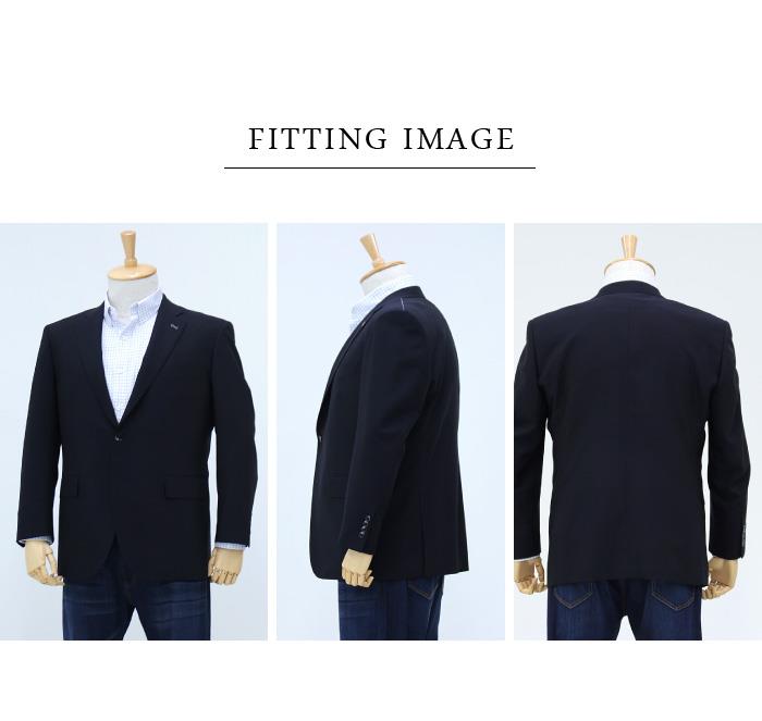 【WEB限定価格】大きいサイズ メンズ SARTORIA BELLINI ジャケット アウター ビジネス きれいめ 日本製 2ツ釦 テーラードジャケット jbj6s001-910