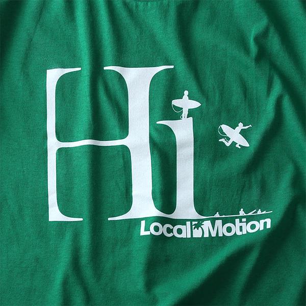 【WEB限定価格】【lo0511】大きいサイズ メンズ LOCAL MOTION ローカルモーション プリント 半袖 Tシャツ HI USA 直輸入 smt4205