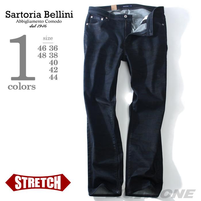 【WEB限定価格】大きいサイズ メンズ SARTORIA BELLINI 迷彩柄 ストレッチ デニムパンツ ジーパン デニム azd-183