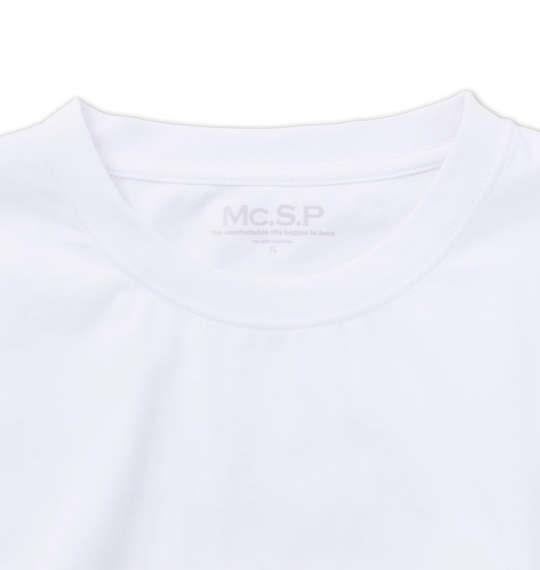 大きいサイズ メンズ Mc.S.P 半袖 クルーネック Tシャツ 半袖Ｔシャツ ホワイト 1158-6590-1 3L 4L 5L 6L 8L 10L