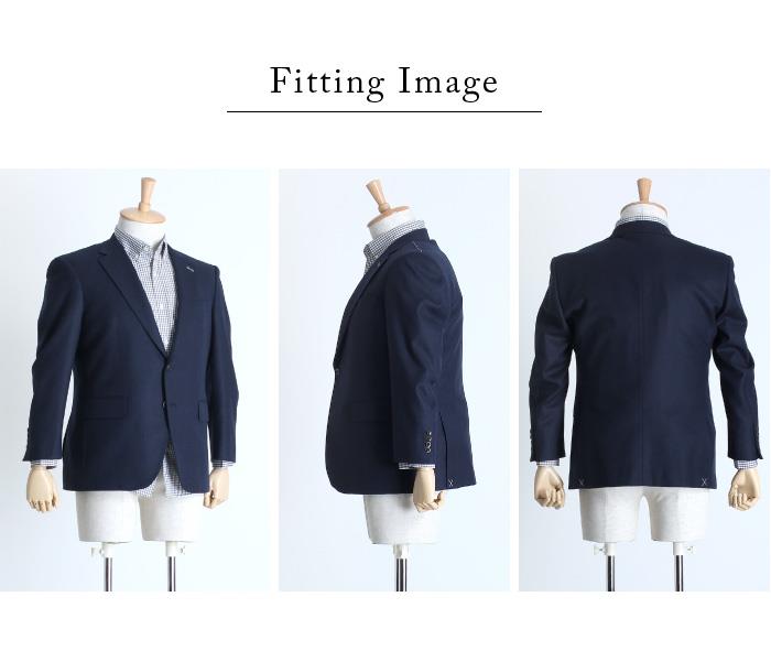 【WEB限定価格】大きいサイズ メンズ SARTORIA BELLINI ジャケット アウター ビジネス きれいめ 日本製 2ツ釦 テーラードジャケット jbj6w006