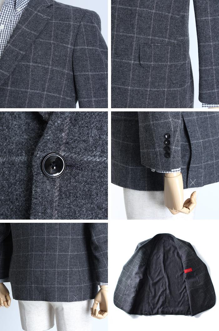 【WEB限定価格】大きいサイズ メンズ SARTORIA BELLINI ジャケット アウター ビジネス きれいめ 日本製 2ツ釦 テーラードジャケット jbj6w010