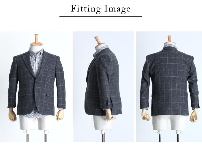 【WEB限定価格】大きいサイズ メンズ SARTORIA BELLINI ジャケット アウター ビジネス きれいめ 日本製 2ツ釦 テーラードジャケット jbj6w010