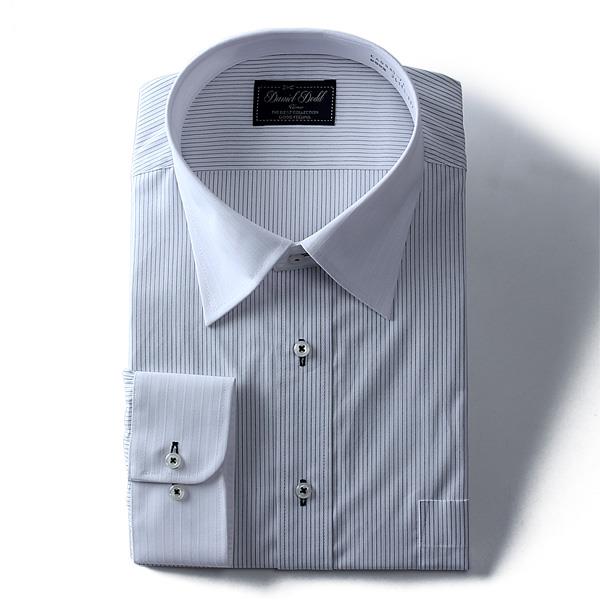 2点目半額 大きいサイズ メンズ DANIEL DODD ビジネス Ｙシャツ 長袖 ワイシャツ 消臭加工 ワイドシャツ ビジネスシャツ eadn80-71