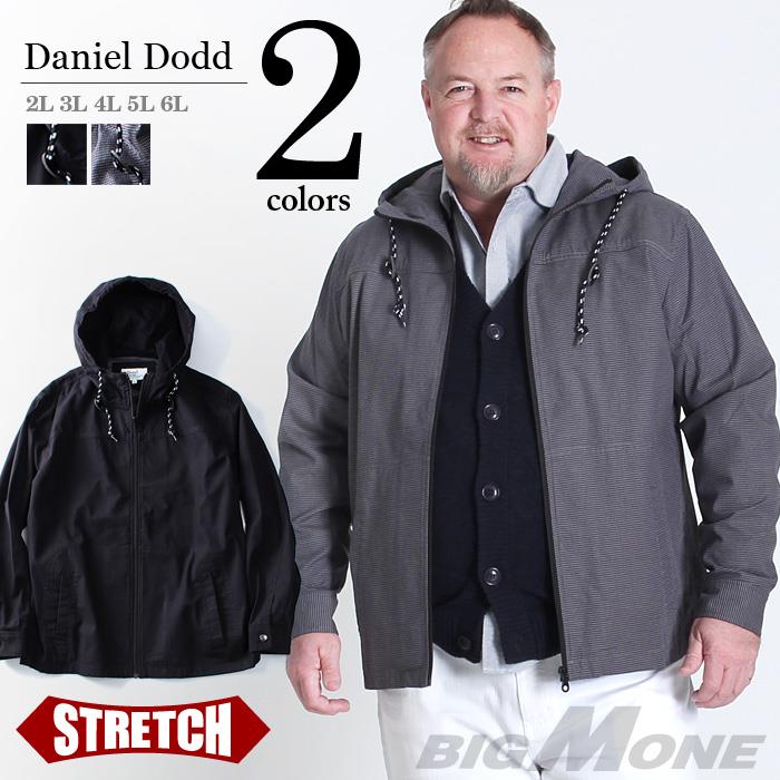 【WEB限定価格】【winter】大きいサイズ メンズ DANIEL DODD ストレッチ フーデッドブルゾン azb-1341