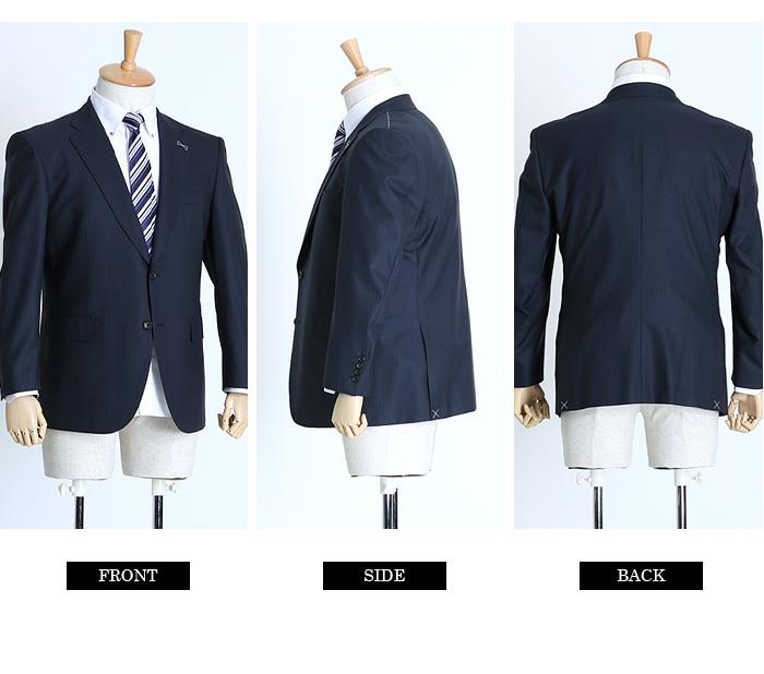 【WEB限定価格】大きいサイズ メンズ SARTORIA BELLINI 日本製 ビジネス スーツ アジャスター付 シングル 2ツ釦スーツ ビジネススーツ 高級スーツ 上下セット jbn7s001