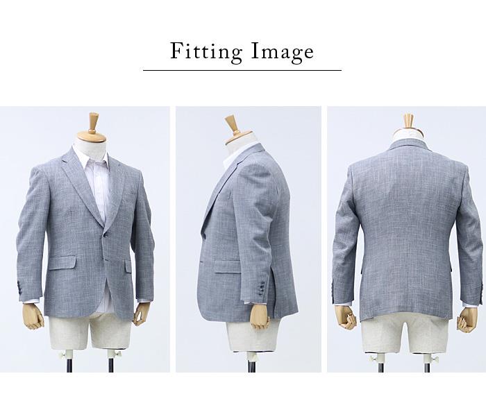 【WEB限定価格】大きいサイズ メンズ SARTORIA BELLINI ジャケット アウター ビジネス きれいめ 日本製 2ツ釦 テーラードジャケット jbj7s002