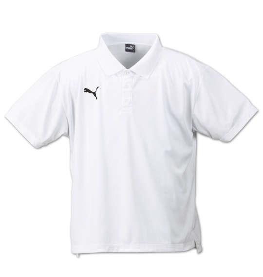 大きいサイズ メンズ PUMA 半袖ポロシャツ ホワイト 1178-7270-1 5XL 6XL 7XL 8XL