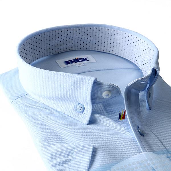大きいサイズ メンズ FRISK ビジネス Ｙシャツ 半袖 ニット ボタンダウンシャツ ビジネスシャツ uay001-750