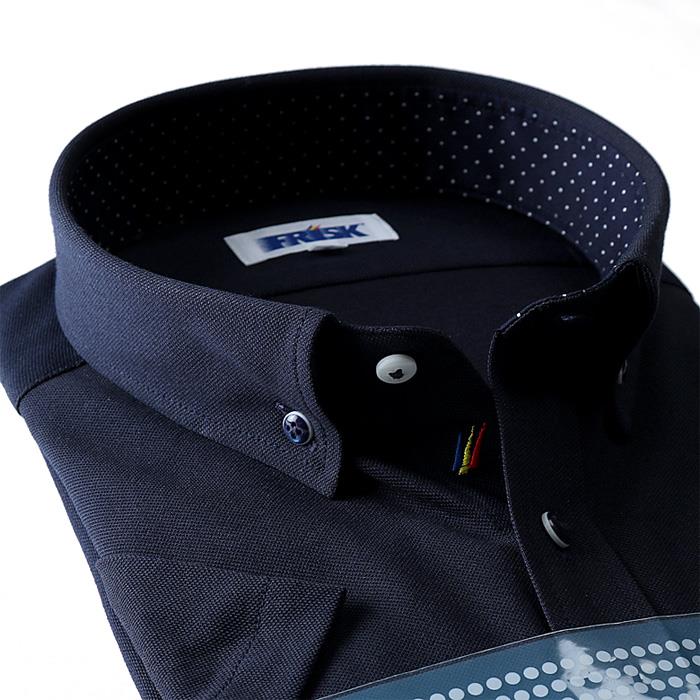 大きいサイズ メンズ FRISK ビジネス Ｙシャツ 半袖 ニット ボタンダウンシャツ ビジネスシャツ uay001-755