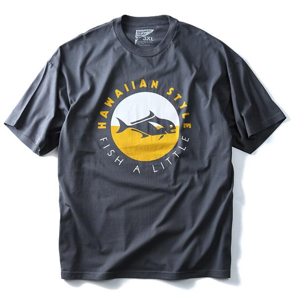 【WEB限定価格】【lo0511】大きいサイズ メンズ LOCAL MOTION ローカルモーション 半袖 Ｔシャツ プリント 半袖Tシャツ FISH A LITTLE USA半袖 Ｔシャツ 直輸入 mts-4309